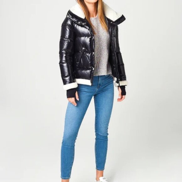 SAM. Gigi Down puffer jacket in black - Picture 4 of 14